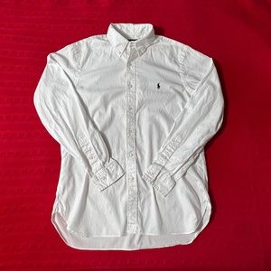 Ralph Lauren Men's White Dress Shirt -- N 16